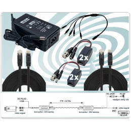 Kabeláž pre TurboHD kamerový set 2-10m