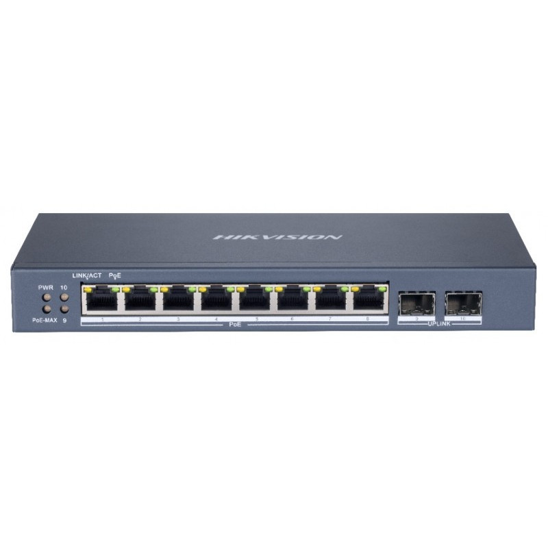 Best HIKVISION DS-3E1510P-SI-1Gb PoE switch from alarmsystemy at only 195,95 €