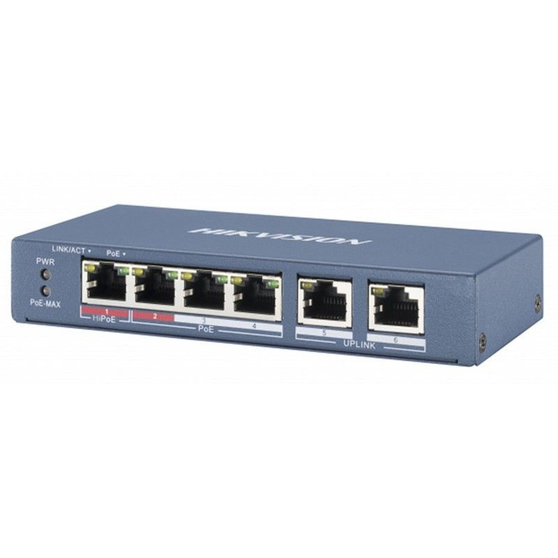 Best HIKVISION DS-3E0106P-E/M - PoE switch from alarmsystemy at only 55,15 €