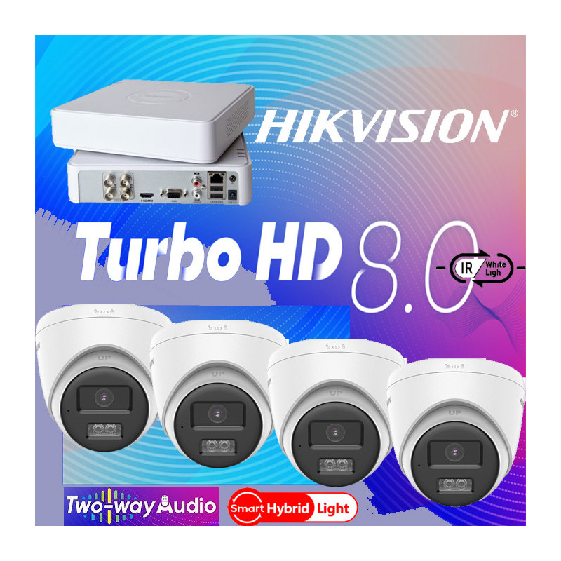 Best SET-4-HIKVISION-2MP-THD8-DS-2CE78D0T-LTS-FULL HD-IR40m from alarmsystemy at only 291,95 €