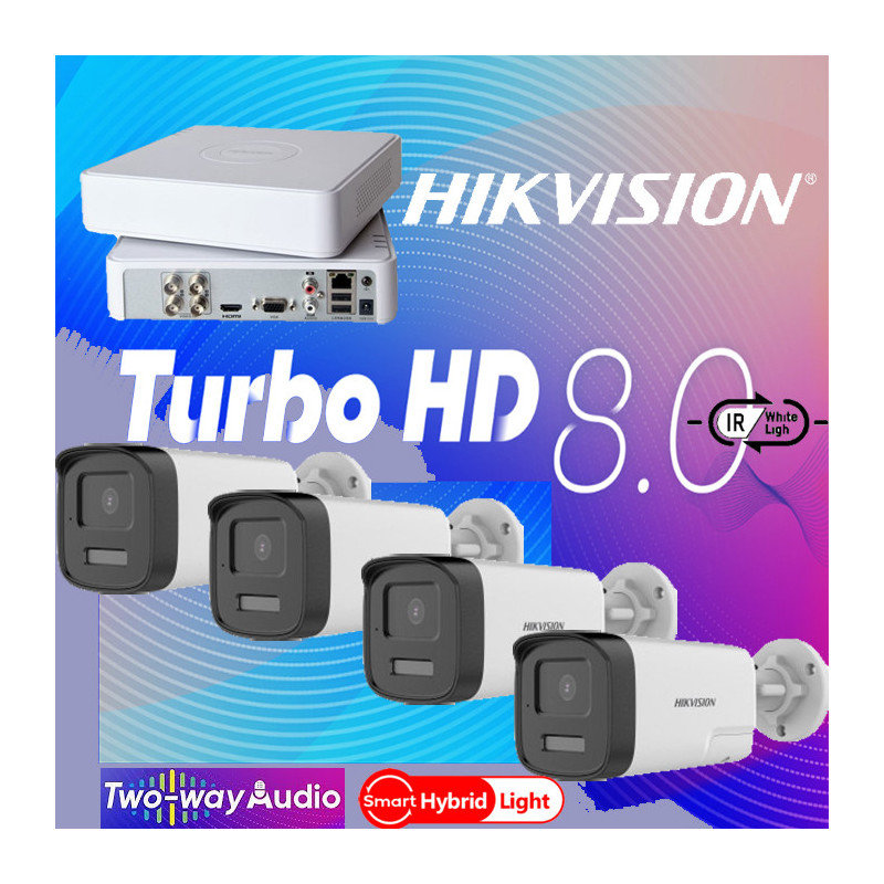 Best SET-4-HIKVISION-2MP-THD8-DS-2CE17D0T-LTS-FULL HD-IR40m from alarmsystemy at only 291,95 €