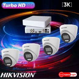 SET-4-HIKVISION-5MP-THD8-DS-2CE76K0T-LMFS-UHD-IR30m - Hikvision TVI...