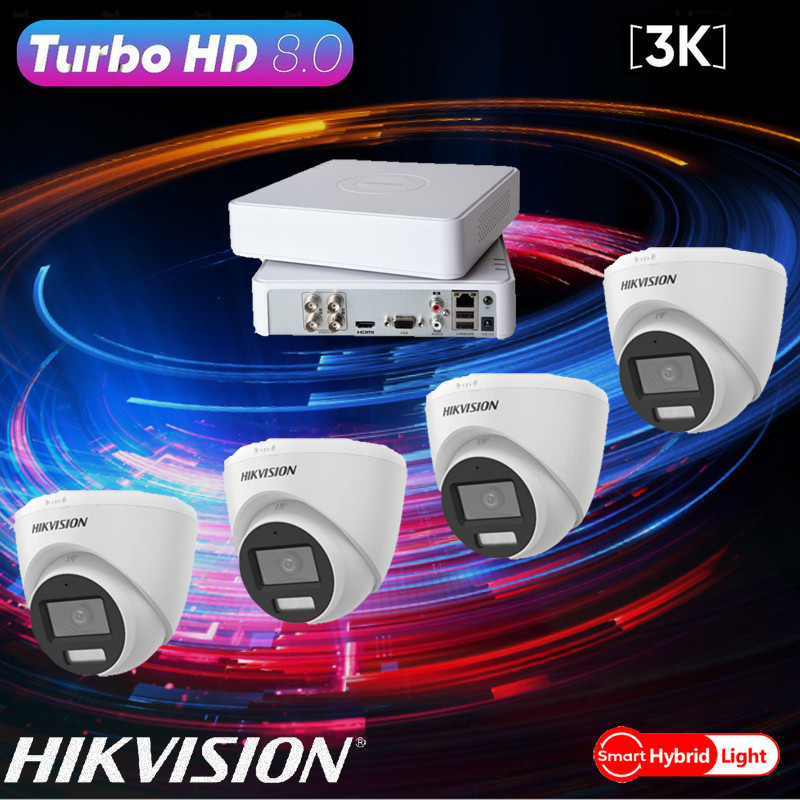 Best SET-4-HIKVISION-5MP-THD8-DS-2CE76K0T-LMFS-UHD-IR30m from alarmsystemy at only 283,95 €