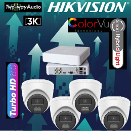 SET-4-HIKVISION-5MP-THD8-DS-2CE78K0T-LXTS-UHD-IR40m - Hikvision TVI...