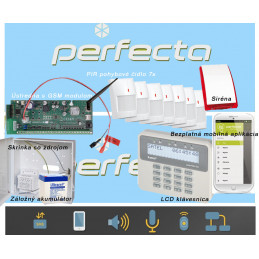 SET-SATEL PERFECTA/7+LCD+GSM - alarmy-kamery