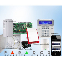 Paradox sada SP4/7 K32LCD+ GSM PCS250