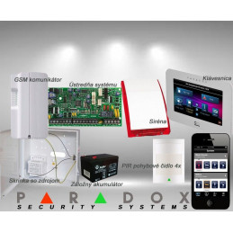 Paradox sada SP4/4 TM50LCD+ GSM PCS250