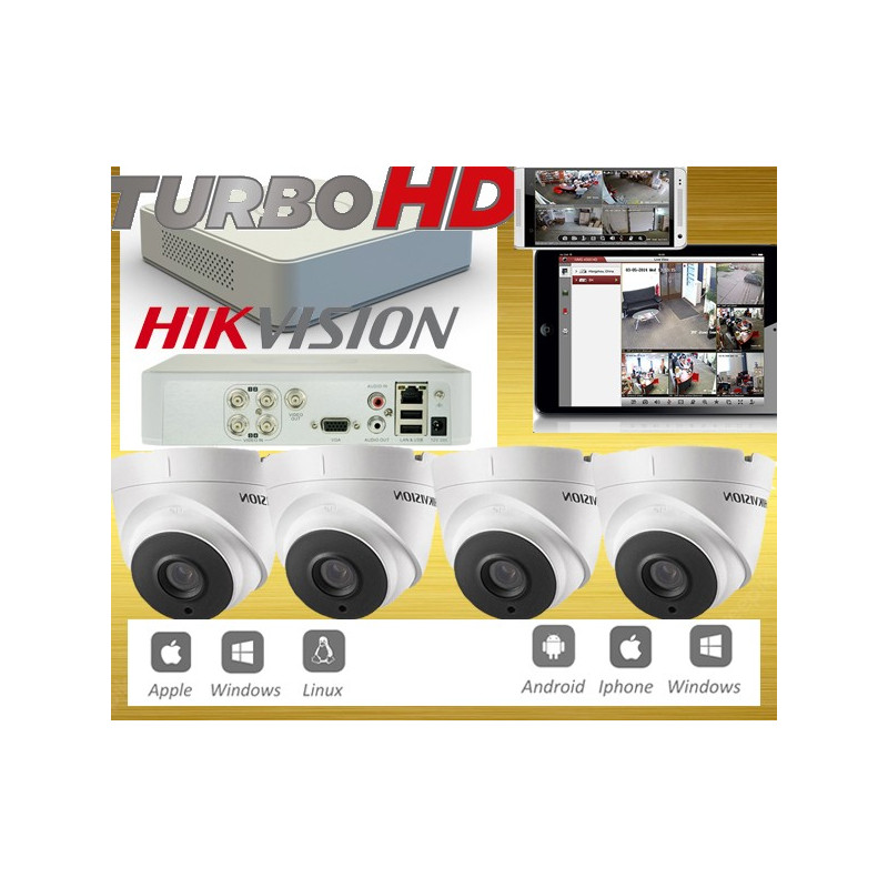 Best SET-4-HIKVISION-5MP-THD-DS-2CE78H0T-IT3F-UHD-IR40m from alarmsystemy at only 511,99 €