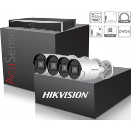 SET-4-HIKVISION-8MP-IP-AcuSense-DS-2CD2083G2-IU-UHD4K-IR30m - alarm...