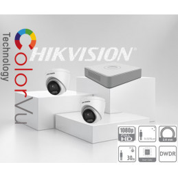 SET-2-HIKVISION-2MP-IP-ColorVu-DS-2CD1327G2H-L-FULL HD-IR30m - KAMERY